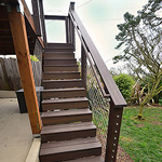 View from bottom of deck stairs: image 4 0f 7 thumb