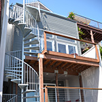 Exterior staircase with deck: image 2 0f 4 thumb